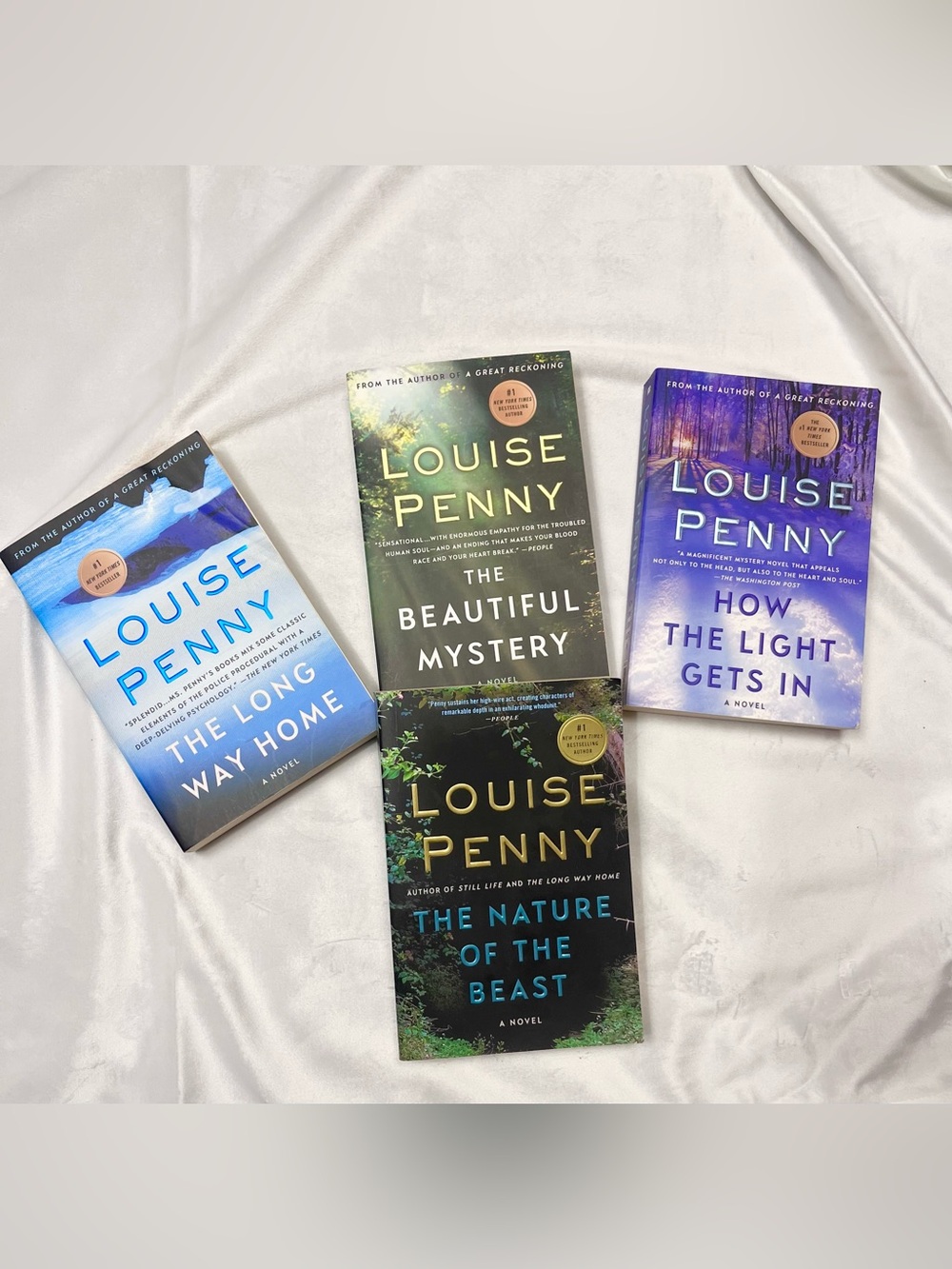 Louise Penny Novel Bundle of 4 Paperbacks
